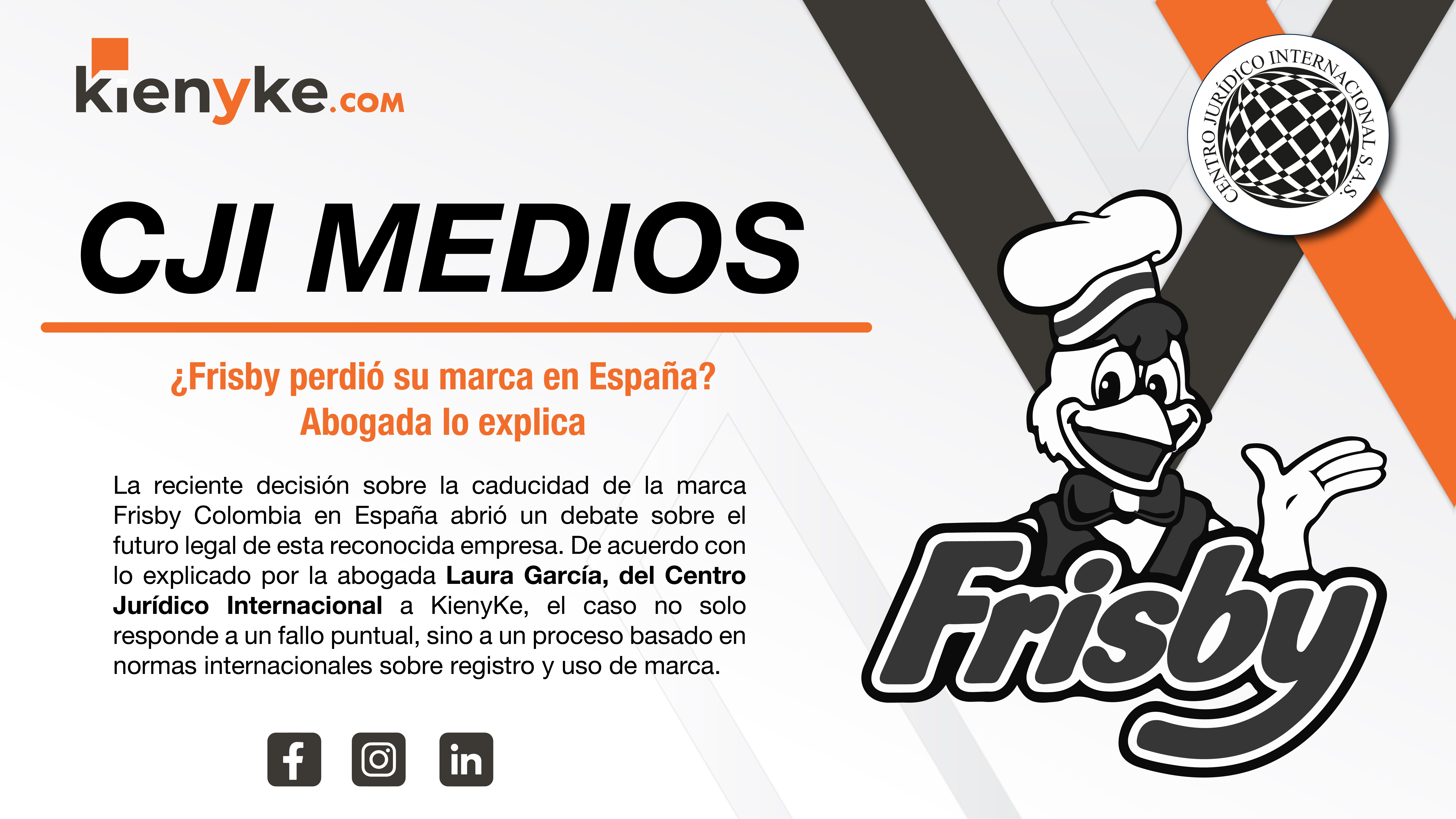 ¿Frisby perdió su marca en España? Abogada lo explica imagen